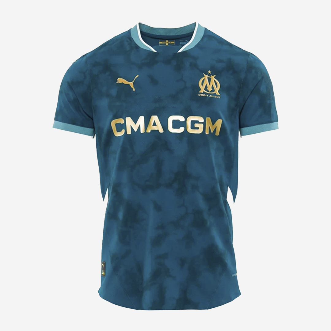Camisa Olympique Marseille 24/25 Away Puma Torcedor - Azul