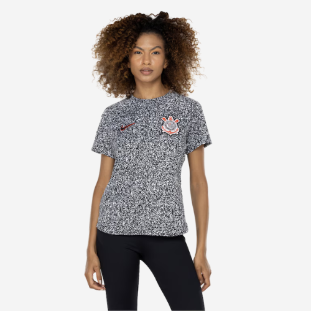 Camisa Feminina Corinthians 2024/25 Pré Jogo