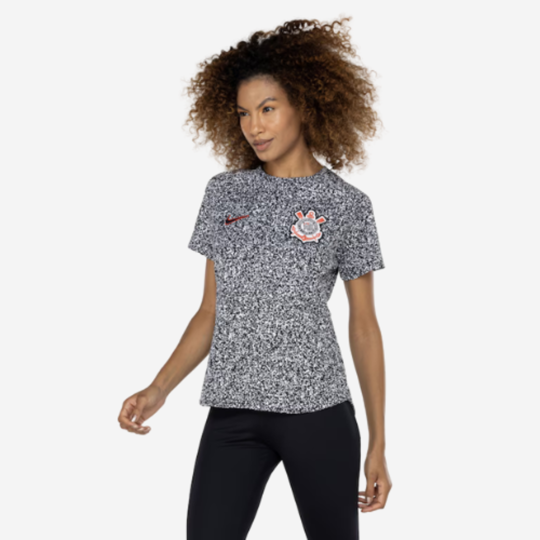 Camisa Feminina Corinthians 2024/25 Pré Jogo