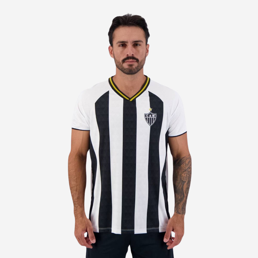 Camisa Atlético Mineiro Casual Listrada