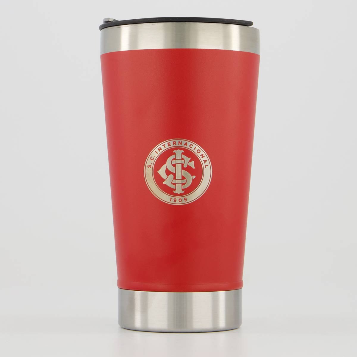 Copo Térmico Internacional Escudo em Laser 473ml Vermelho