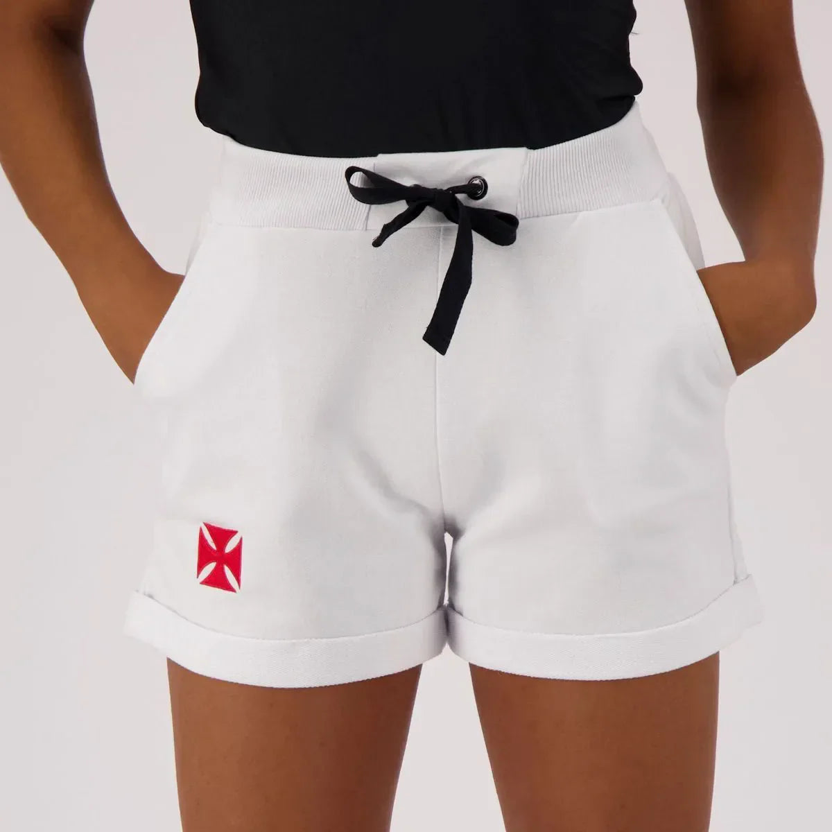 Short Vasco Feminino Branco