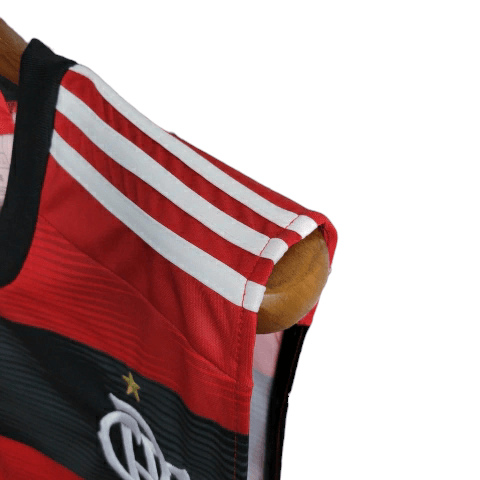 Camisa Flamengo I Regata 23/24 Torcedor Masculina - Vermelho e Preto - Paixão no Manto