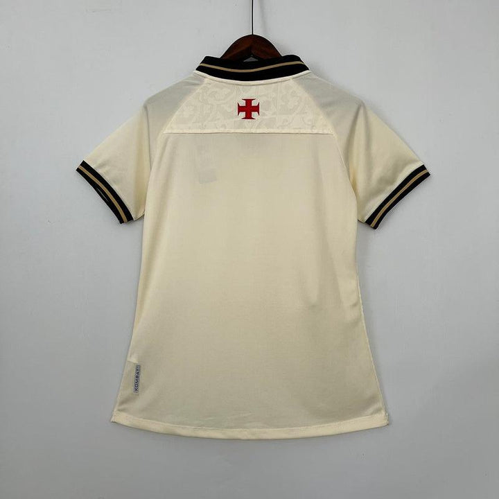 Camisa Feminina Vasco Away 23/24 - Bege - Paixão no Manto