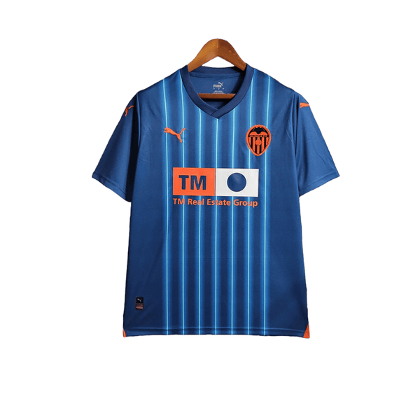 Camisa Valencia Away 23/24 - Torcedor Puma Masculina - Azul - Paixão no Manto