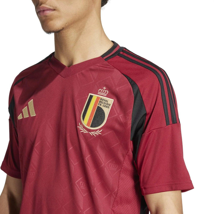 Camisa Bélgica Home 24/25 s/n° Torcedor Adidas Masculino - Grená - Paixão no Manto