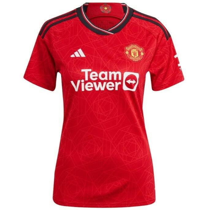 Camisa Manchester United Home 23/24 Torcedor Adidas Feminina - Vermelha - Paixão no Manto