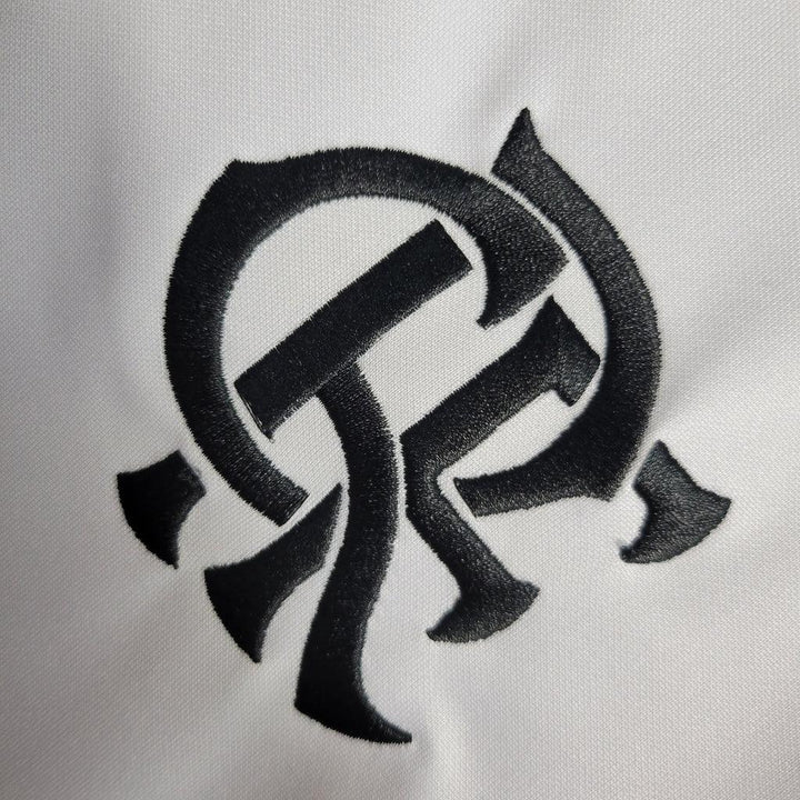 Camisa Flamengo Manga Longa 23/24 Torcedor Masculina - Branco - Paixão no Manto