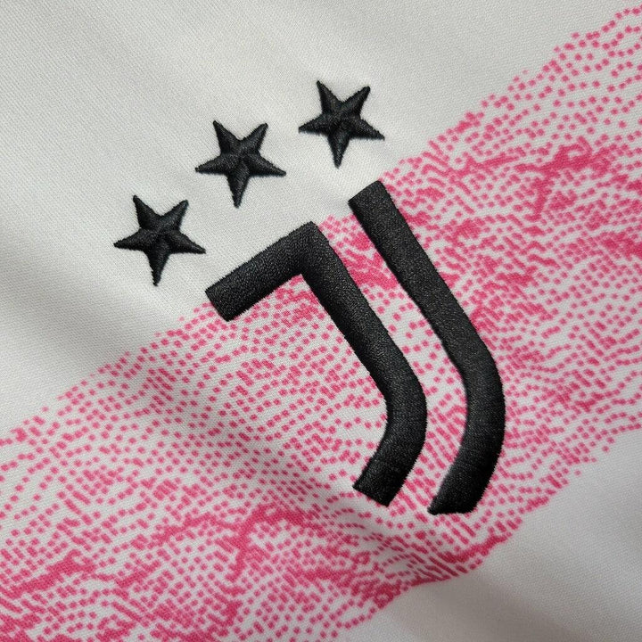 Camisa Juventus Away 23/24 - Torcedor Adidas Masculino - Rosa - Paixão no Manto