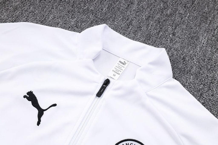 Conjunto de Treino do Manchester City 23/24 - Puma - Branco - Paixão no Manto