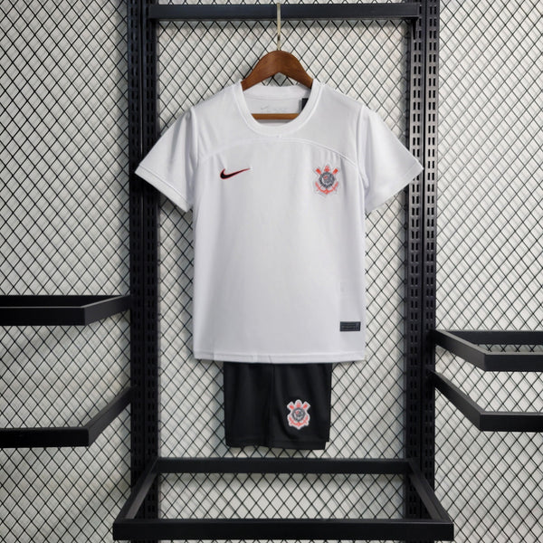 Kit Infantil Corinthians 2023/24 Home - Paixão no Manto