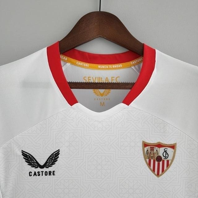 Camisa Sevilla Home 22/23 Torcedor Castore Masculina - Branco - Paixão no Manto