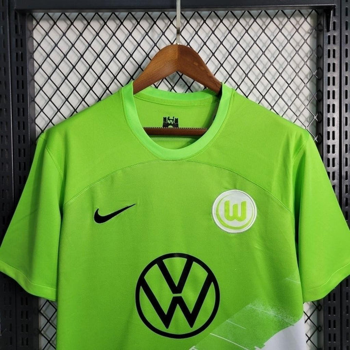 Camisa Wolfsburg I 23/24 - Torcedor Nike Masculina - Verde - Paixão no Manto