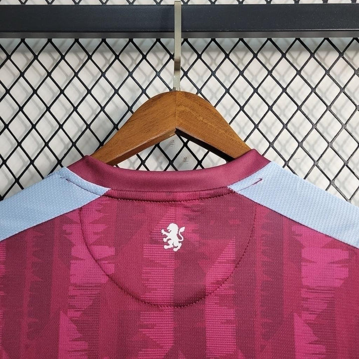 Camisa Aston Villa Home 23/24 - Torcedor Castore Masculina - Vinho - Paixão no Manto