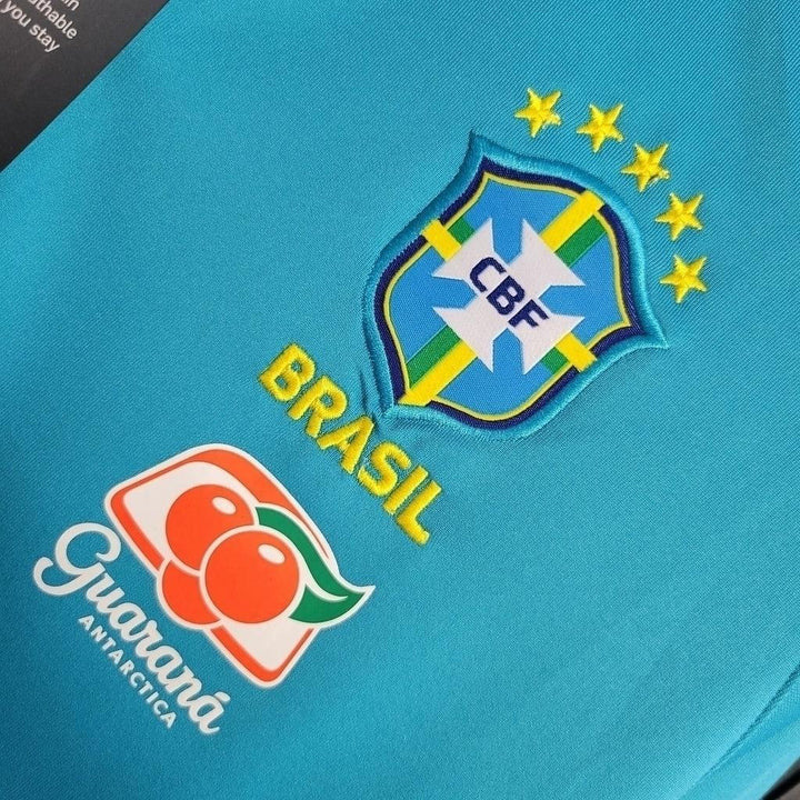 Jaqueta Corta-Vento Brasil 23/24 Masculino Nike - Azul - Todos patrociníos - Paixão no Manto