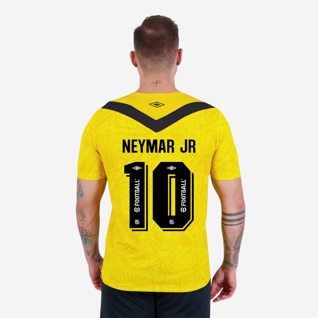 Kit Camisa Santos 2024/25 I e III Neymar N° 10