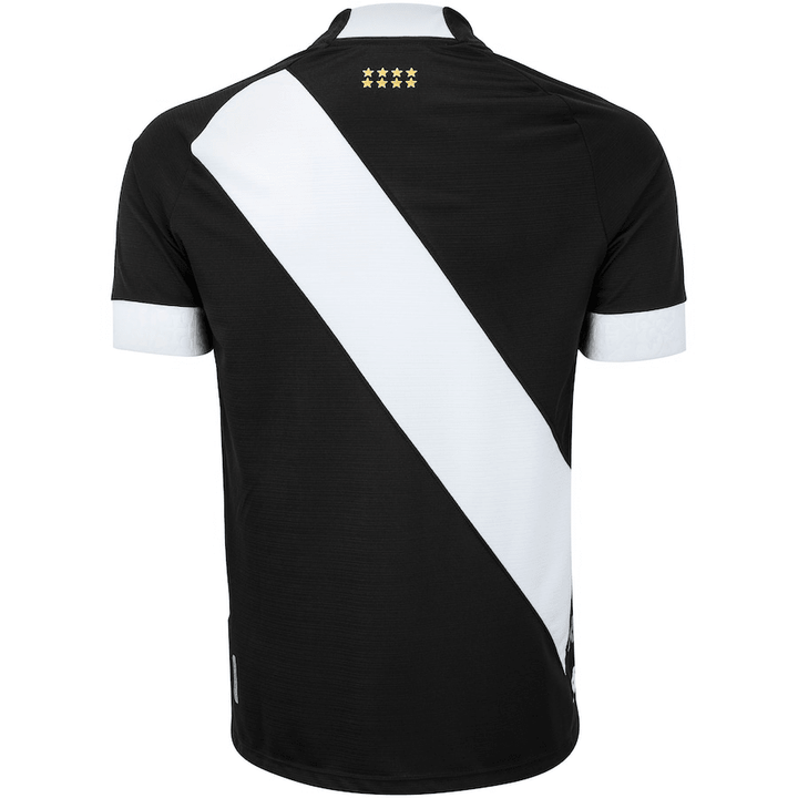 Camisa Kappa Vasco I 2022/2023 - Preta Faixa Branca - Paixão no Manto