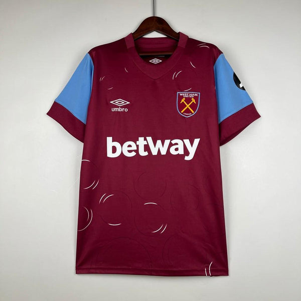 Camisa West Ham I 23/24 Torcedor Umbro Masculina - Vermelho - Paixão no Manto