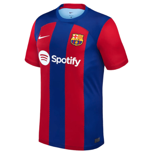 Camisa Barcelona I 23/24 - Torcedor Nike Masculina - Azul e Grená - Paixão no Manto