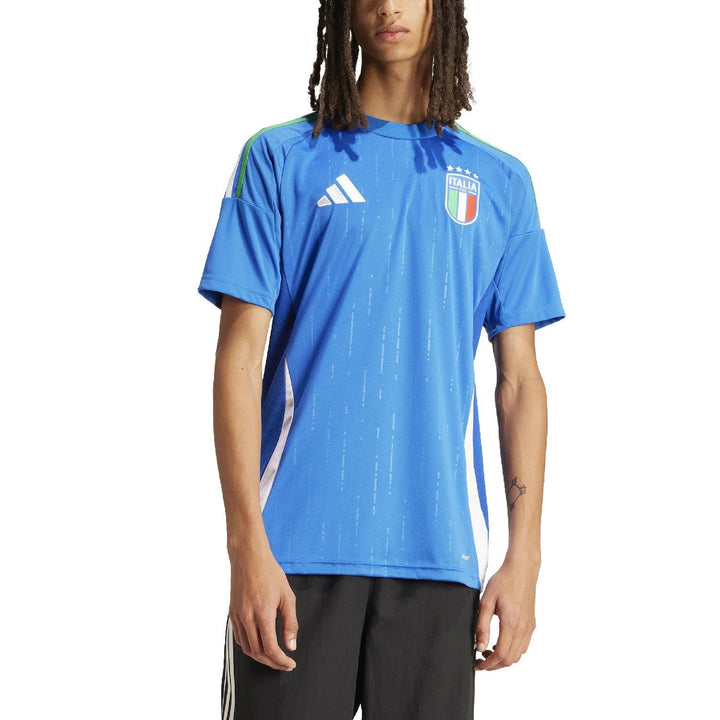 Camisa Itália Home 24/25 s/n° Torcedor Adidas Masculino - Azul - Paixão no Manto