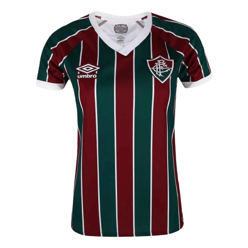 Camisa Fluminense I 23/24 Vermelha e Verde - Umbro - Feminina - Paixão no Manto