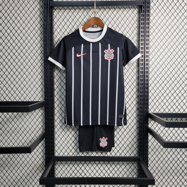 Kit Infantil Corinthians 2023/24 Away - Paixão no Manto