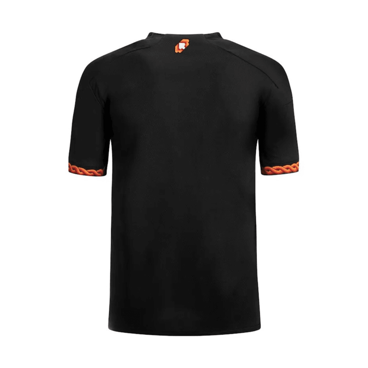 Camisa AS Roma Third 23/24 - Torcedor Adidas Masculino - Preto e Laranja - Paixão no Manto