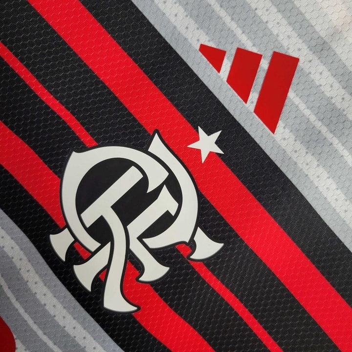 Camisa Flamengo 23/24 Torcedor Masculina - Branco - Paixão no Manto