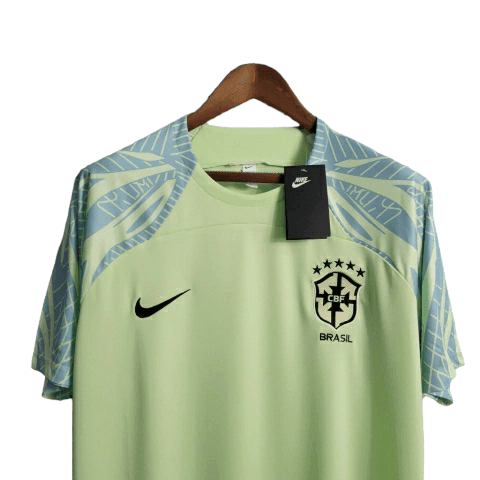 Camisa Seleção Brasileira Treino 22/23 Torcedor Nike Masculina - Verde - Paixão no Manto