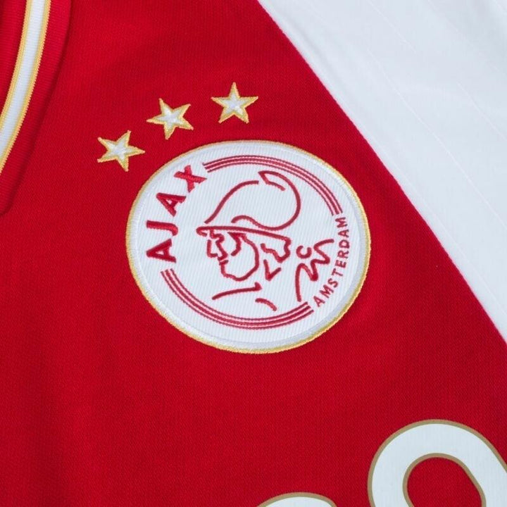 Camisa Ajax Home 22/23 Adidas Masculina - Branco e Vermelho - Paixão no Manto