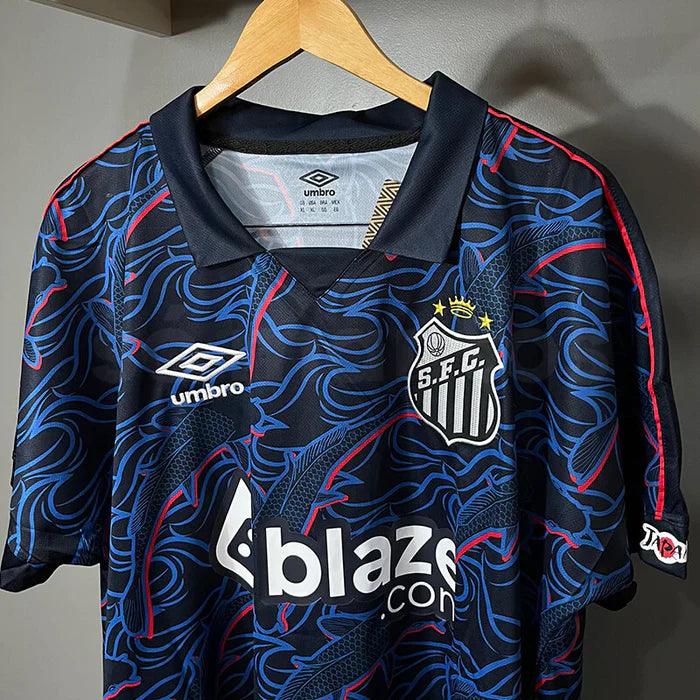 Camisa Santos III 23/24 Torcedor Umbro Azul Marinho - Paixão no Manto