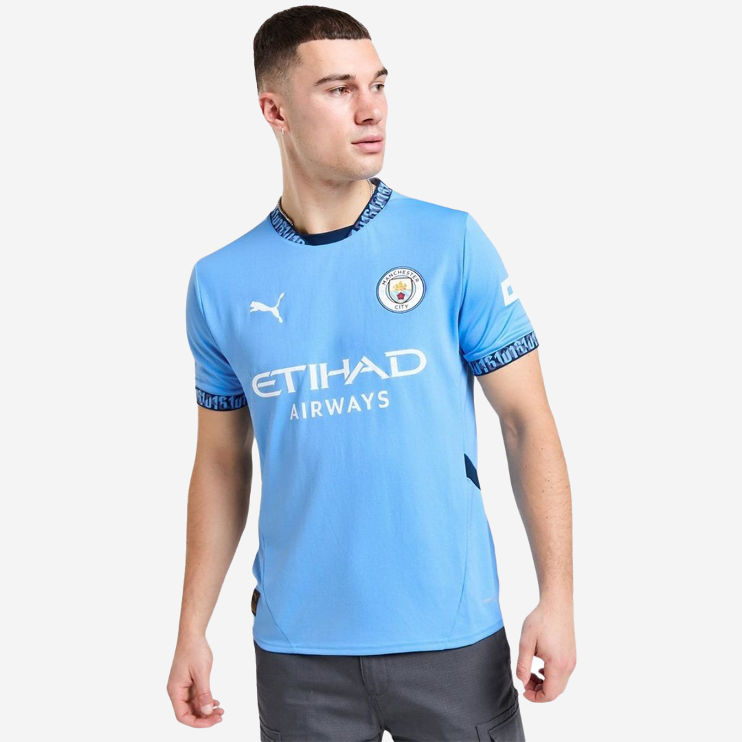 Camisa Manchester City 24/25 Home Puma Torcedor - Azul