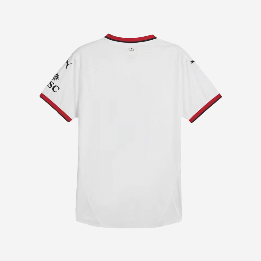 Camisa AC Milan 24/25 Away Puma Torcedor - Branca