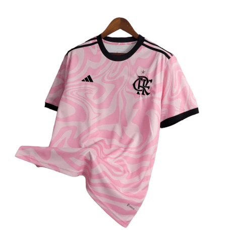 Camisa Flamengo 23/24 Torcedor Masculina - Rosa - Paixão no Manto