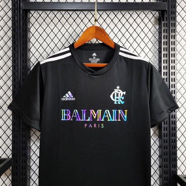 Camisa do Flamengo Edição Balmain 2024-2025 s/n Torcedor Masculino - Refletiva - Paixão no Manto