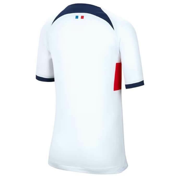 Camisa Paris Saint Germain (PSG) Away 23/24 Torcedor Nike Feminina - Branco - Paixão no Manto