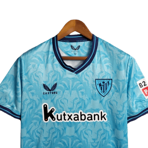 Camisa Athletic Bilbao Away 23/24 - Torcedor Castore Masculina - Azul - Paixão no Manto