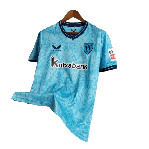 Camisa Athletic Bilbao Away 23/24 - Torcedor Castore Masculina - Azul - Paixão no Manto