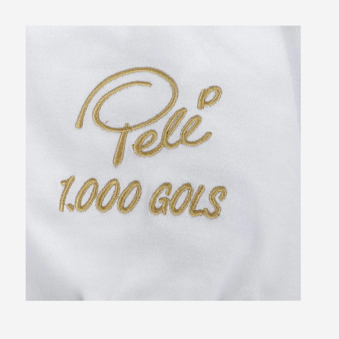 Camisa Santos Pelé 1000 Gols - Branca
