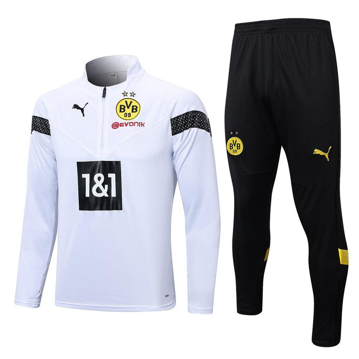 Conjunto Borussia Dortmund 23/24 Masculino Puma - Branco - Paixão no Manto