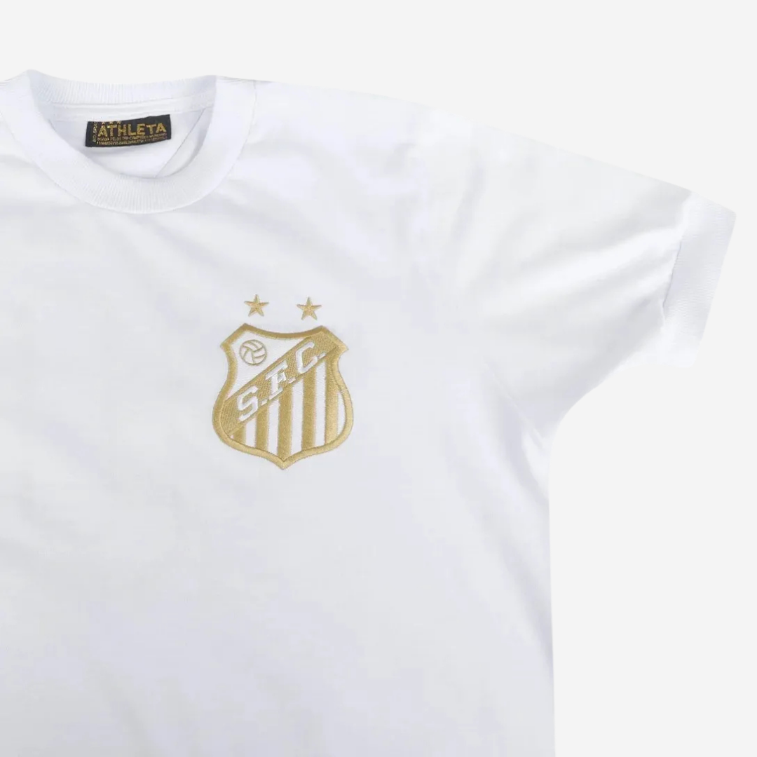 Camisa Santos Pelé 1000 Gols - Branca