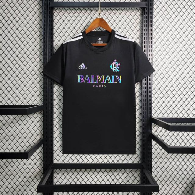 Camisa do Flamengo Edição Balmain 2024-2025 s/n Torcedor Masculino - Refletiva - Paixão no Manto