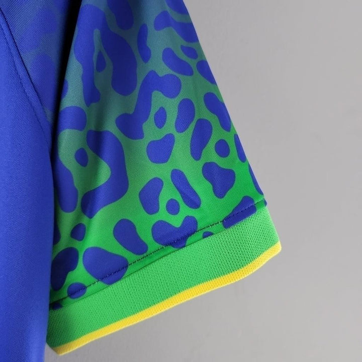 Camisa Seleção Brasileira II 2022 Torcedor Nike Masculina - Azul - Paixão no Manto