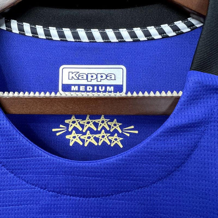 Camisa feminina Vasco Goleiro I 2023/24 - Kappa Azul e Dourado - Paixão no Manto