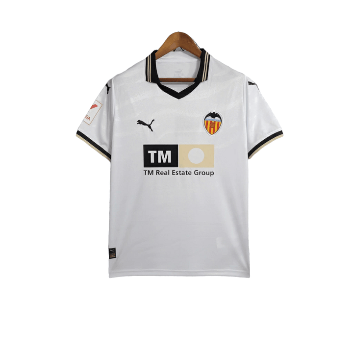 Camisa Valencia Home 23/24 - Torcedor Puma Masculina - Branco - Paixão no Manto