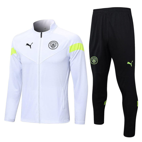 Conjunto de Treino do Manchester City 23/24 - Puma - Branco - Paixão no Manto