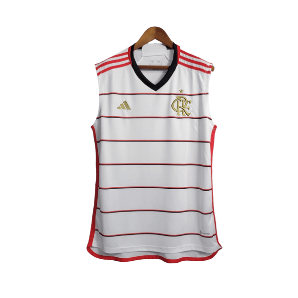 Camisa Flamengo II Regata 23/24 - Torcedor Masculina - Branco - Paixão no Manto