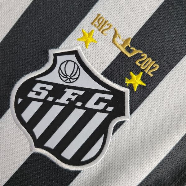 Camisa do Santos 2013 Centenário – Retrô Edição Limitada Masculina (Listrada) - Paixão no Manto