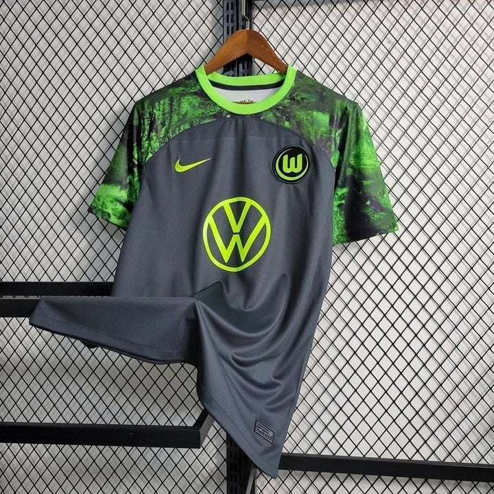 Camisa Wolfsburg II 23/24 - Torcedor Nike Masculina - Preto - Paixão no Manto