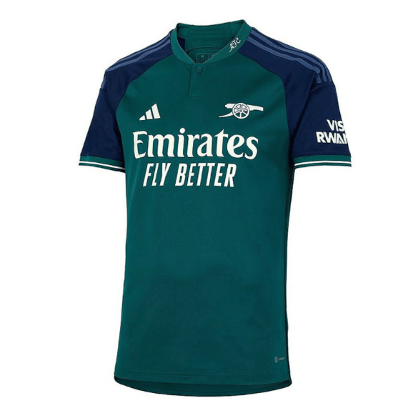 Camisa Arsenal Third 23/24 - Torcedor Adidas Masculino - Verde - Paixão no Manto